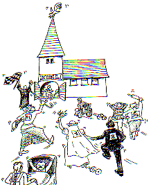 Zeichnung zu "Kirche-Rennen" Zeichnung zu "Kirche-Rennen"
